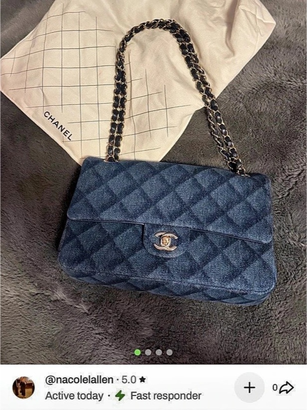 Chanel Denim Medium Flap Bag